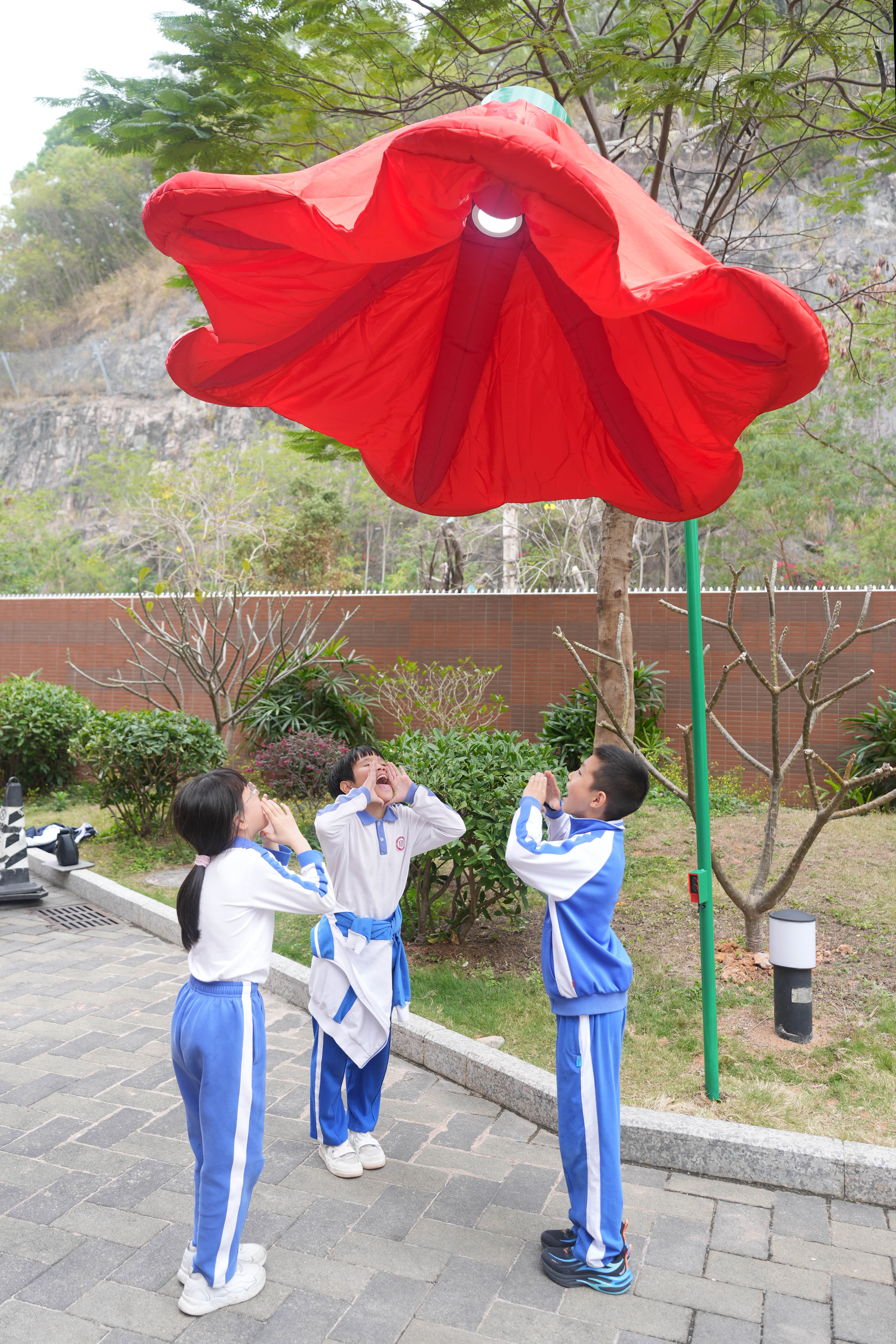 红岭深康有朵倾听学生心声的"大红花"