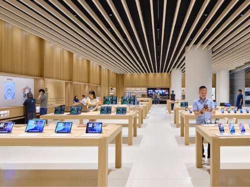 深圳第三家Apple Store 零售店本周六开业