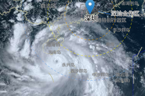 台风“剑鱼”远离深圳，本周仍有阵雨影响